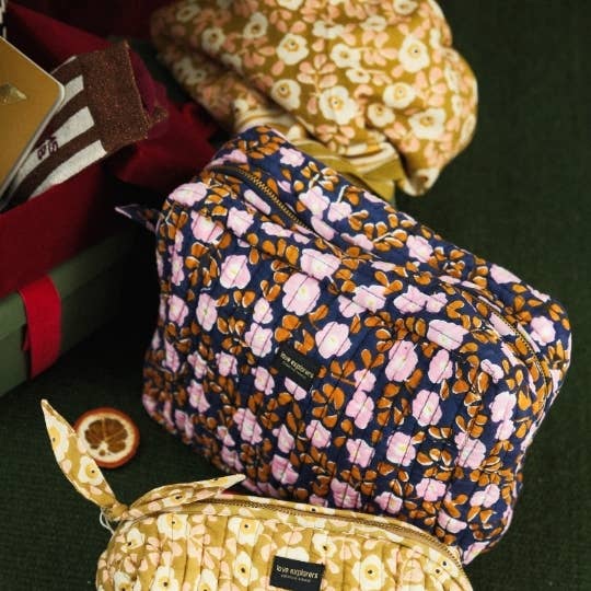 Foulard flower seventies - Mon grand indispensable kaki