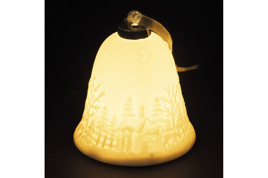 VILLAGE DE NOËL CLOCHETTE LED BLANCHE
