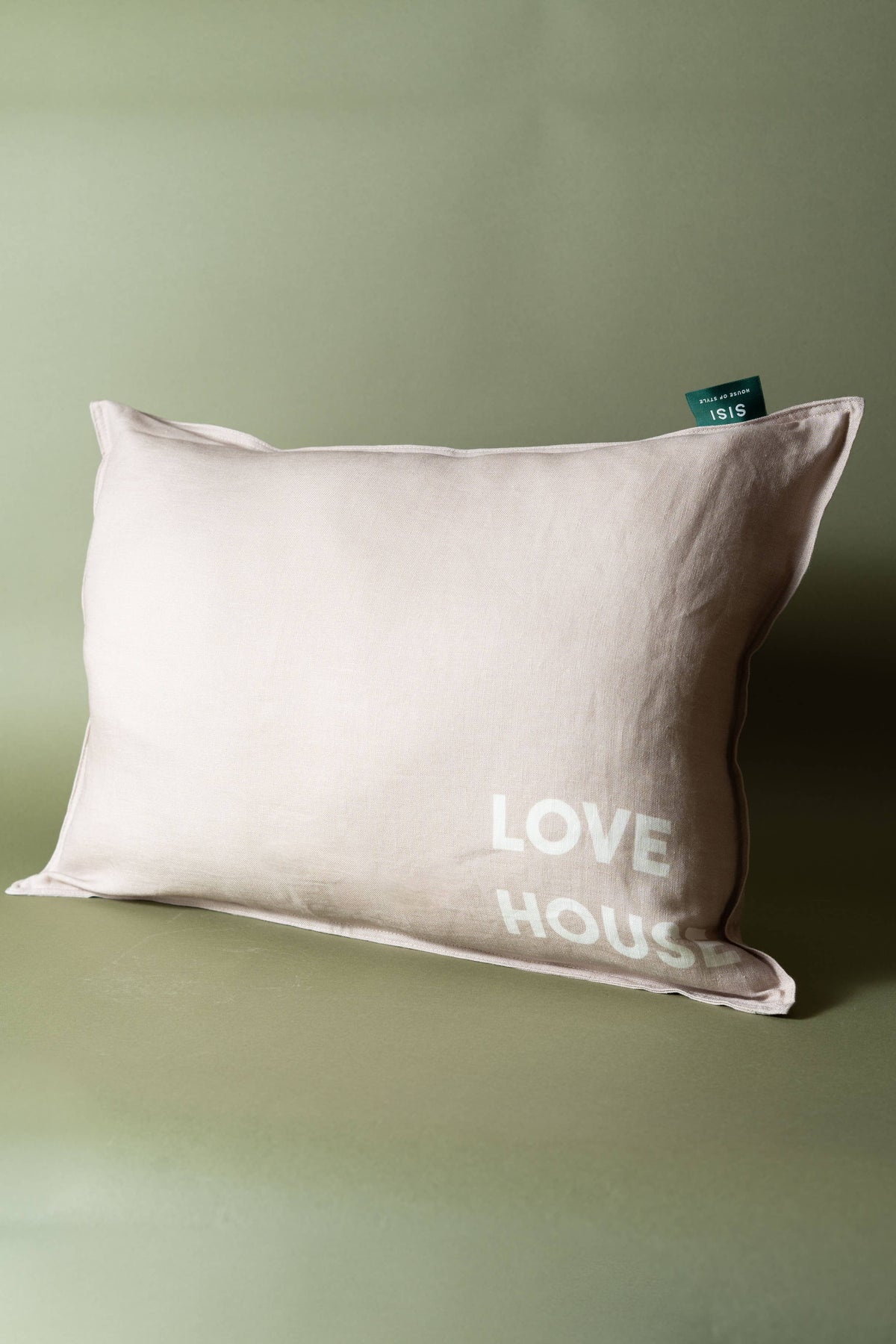 Coussin en lin Sisi « Love house »