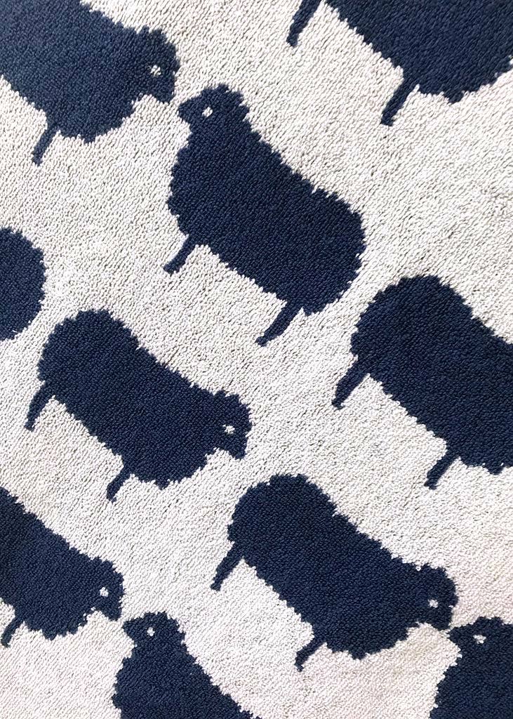 Serviettes en coton biologique Kissing Sheep