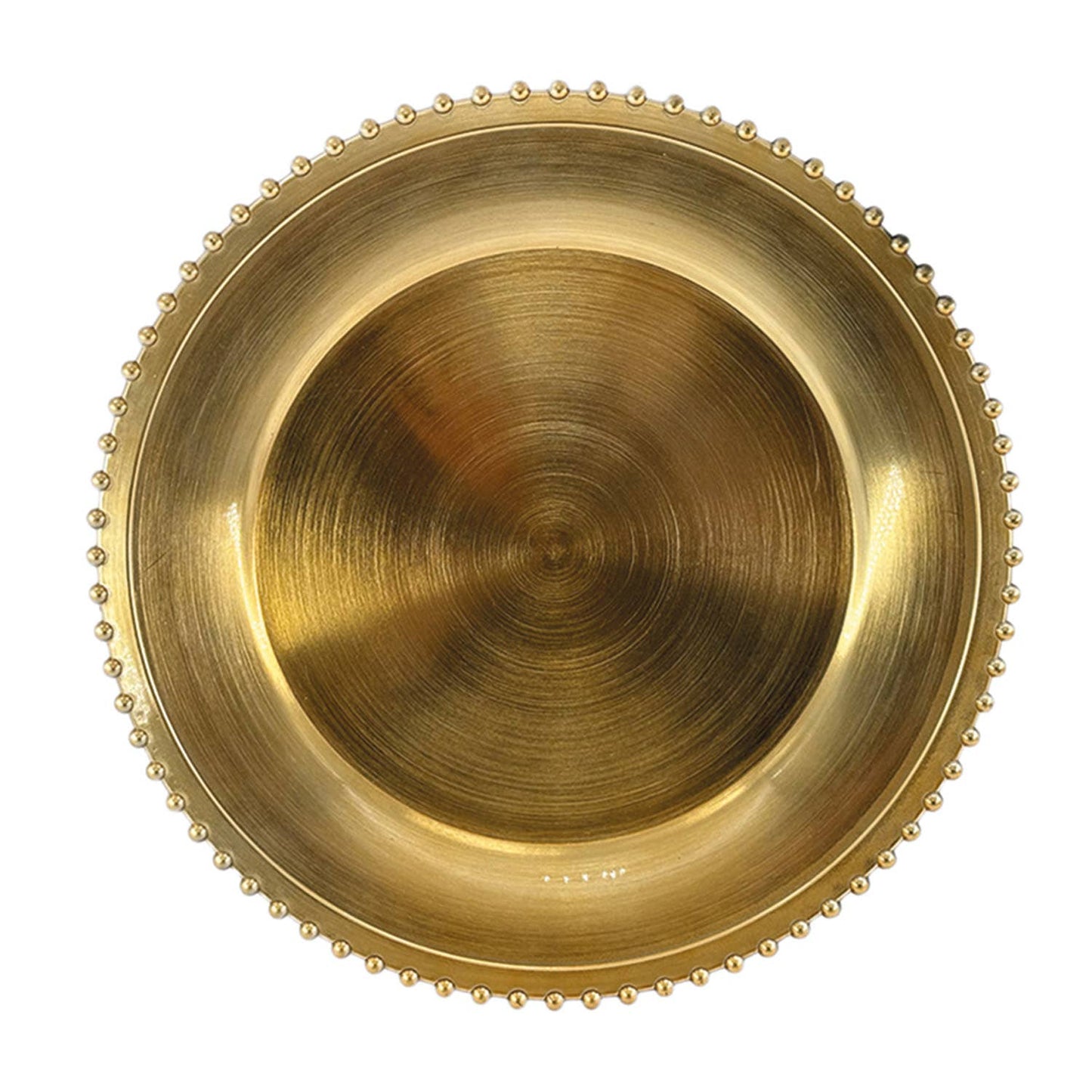 Dessous d'assiette perlé doré D33cm