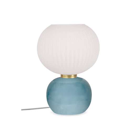 Lampe Adonis pm bleu givré D20 H28cm