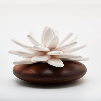 Diffuseur d'huile essentielle, Diffuseur Lotus en porcelaine