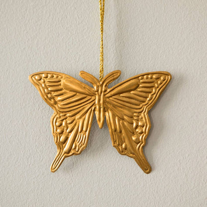 Ornement en laiton en forme de papillon