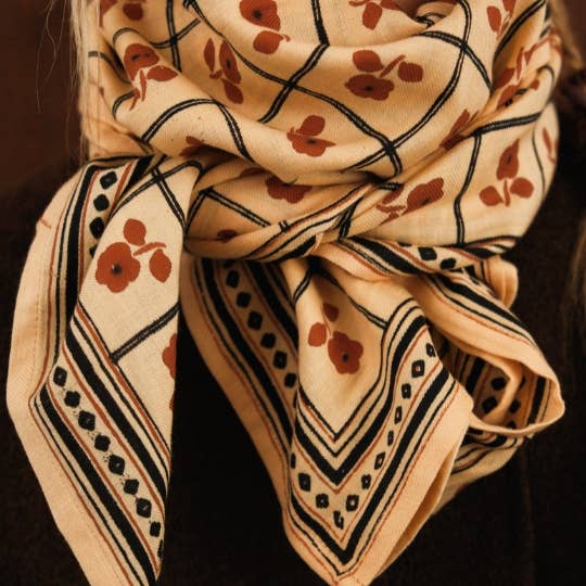 Grand foulard sister - latte
