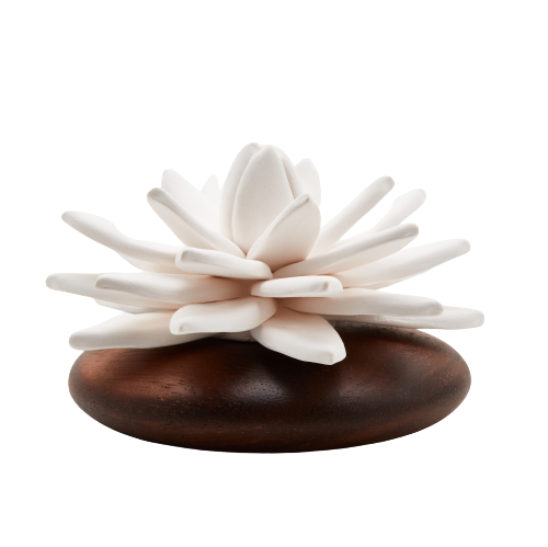 Diffuseur d'huile essentielle, Diffuseur Lotus en porcelaine