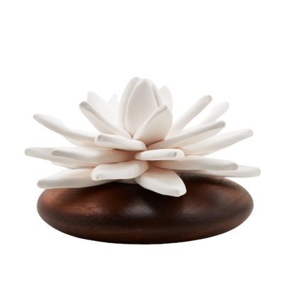 Diffuseur d'huile essentielle, Diffuseur Lotus en porcelaine