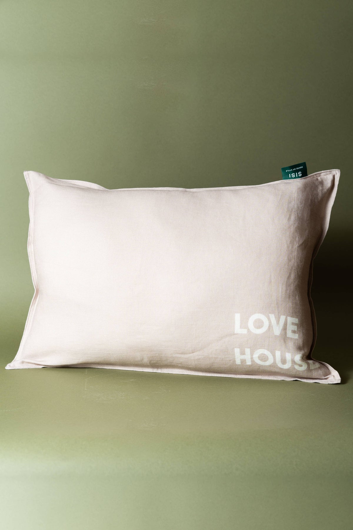 Coussin en lin Sisi « Love house »
