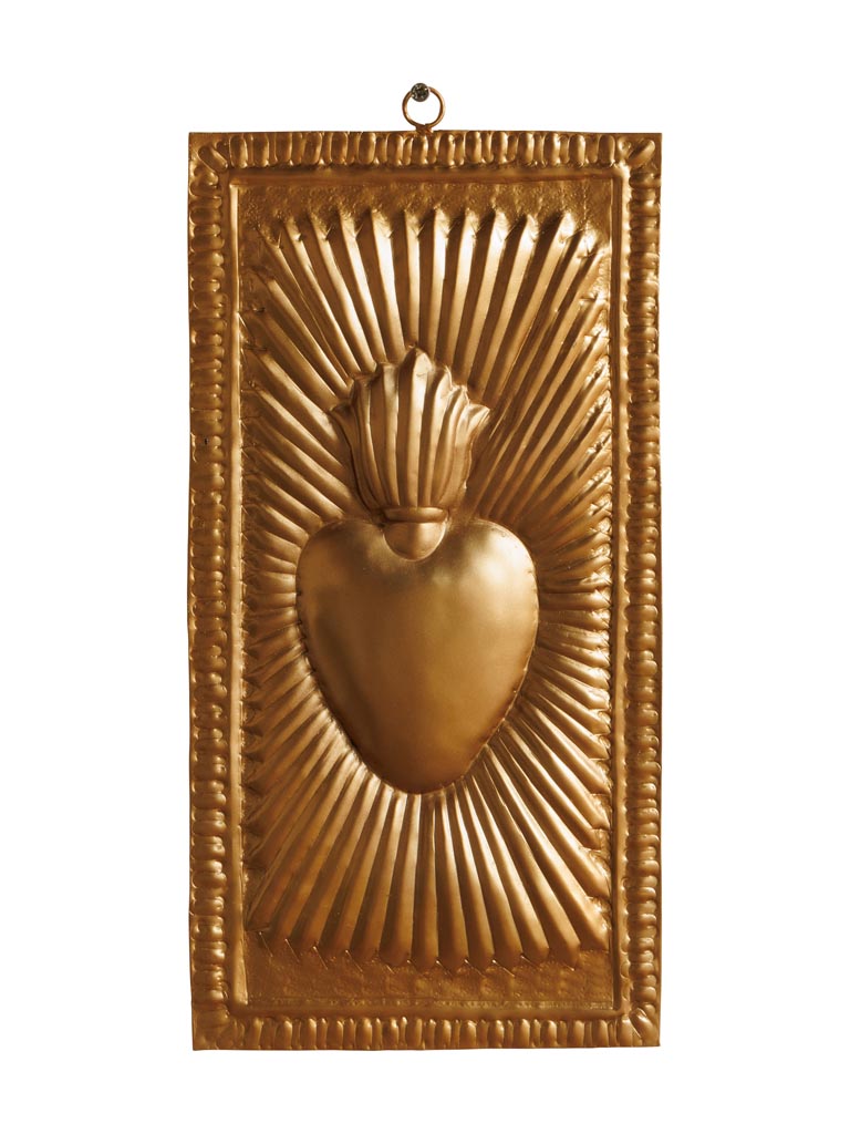 Ex Voto sur plaque dorée