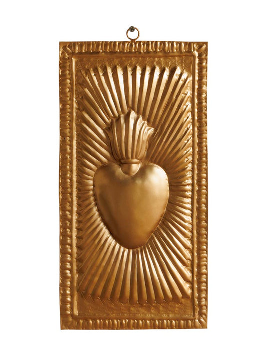 Ex Voto sur plaque dorée