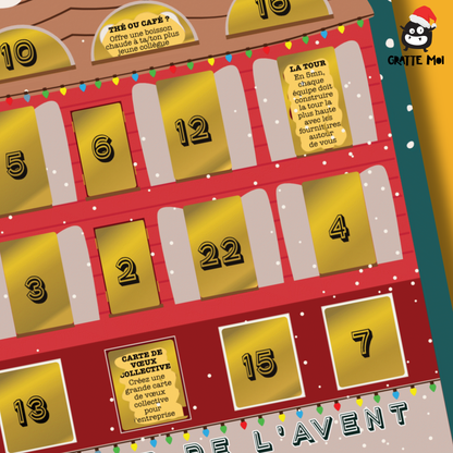 Entre collègues - Calendrier de l'Avent - Attendre Noel
