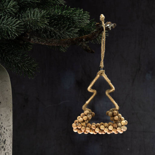 Décoration de sapin de Noël en jute Skagen Scandi