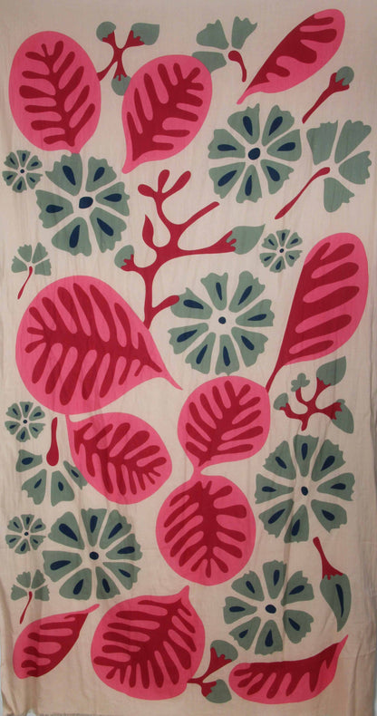 Foulard Coton Bio Equateur Rose