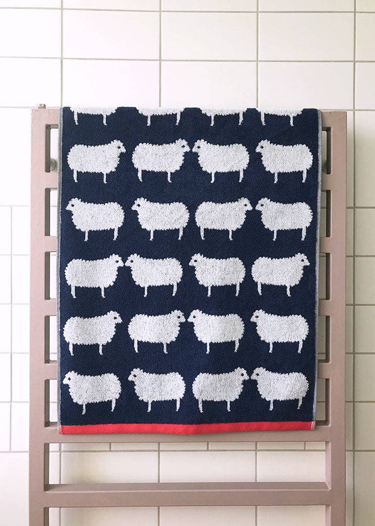 Serviettes en coton biologique Kissing Sheep