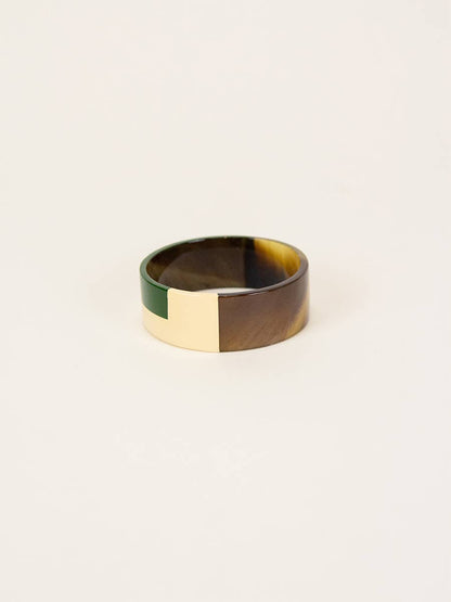 Bracelet Eclisse beige et kaki