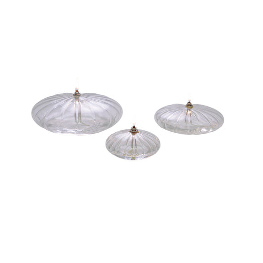 Lampe à huile Ellipse striée S