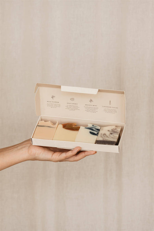 Coffret découverte | 100 % naturel | Coffret cadeau barres de savon corps best-sellers