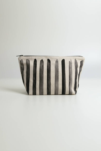 Trousse rayée NOIRE - .rm