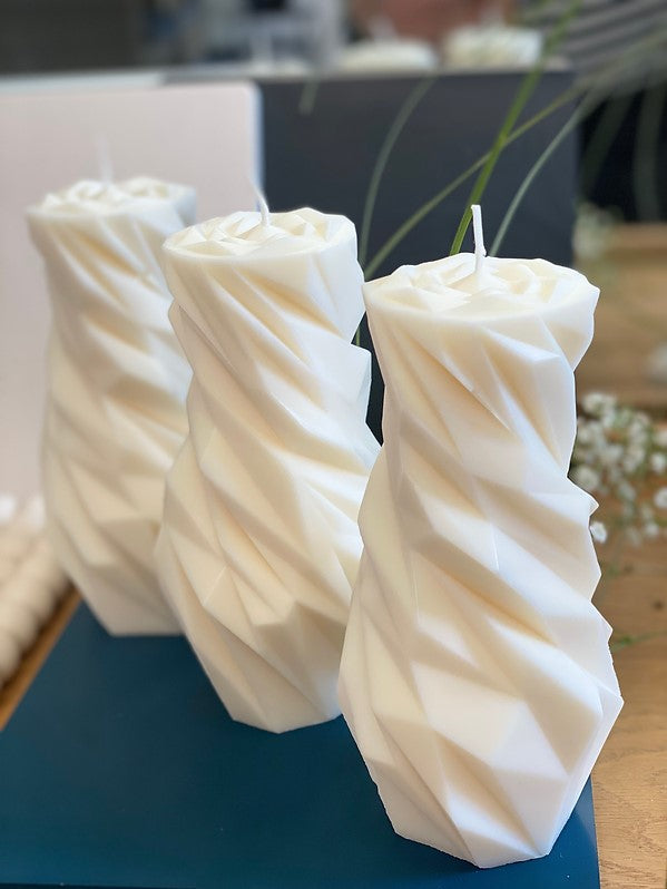 Bougie Geometric Flower