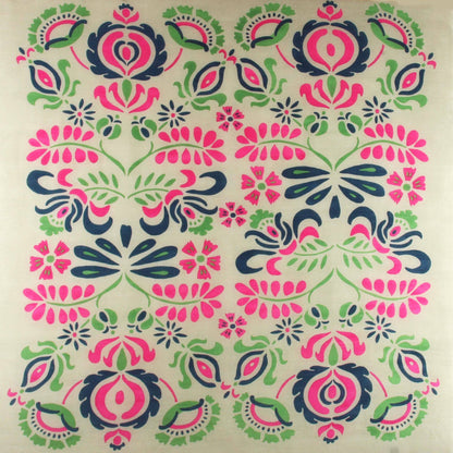 Carré Laine Tatiana Fushia