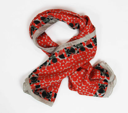 Carré Soie Performance Orange