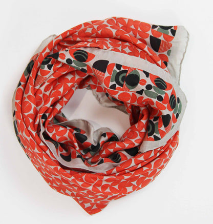 Carré Soie Performance Orange