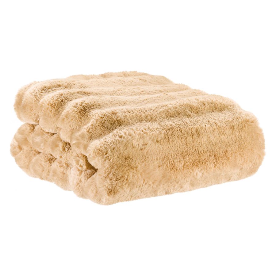 Plaid fausse fourrure