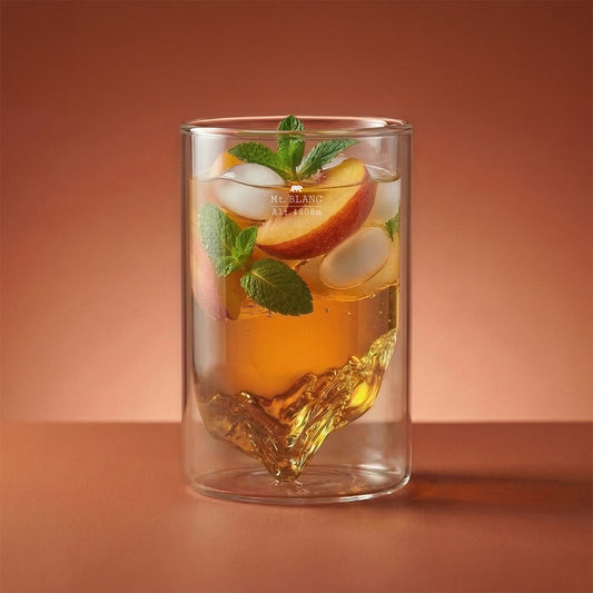 Verre Double Paroi Mont Blanc TOPOGRAPHIC